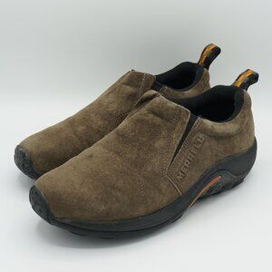 Merrell Jungle Moc Brown Suede Slip-On Shoes Women's Size 7.5